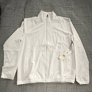 NWT FILA light windbreaker tennis jacket - never worn- white- Medium